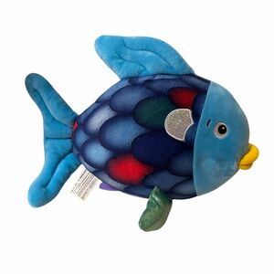 Kohl’s Cares Rainbow Fish Plush Blue Marcus Pfister Stuffed Animal Toy 12 inch
